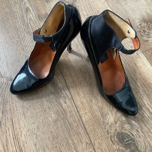 Vintage Lanvin Patent Leather Heels